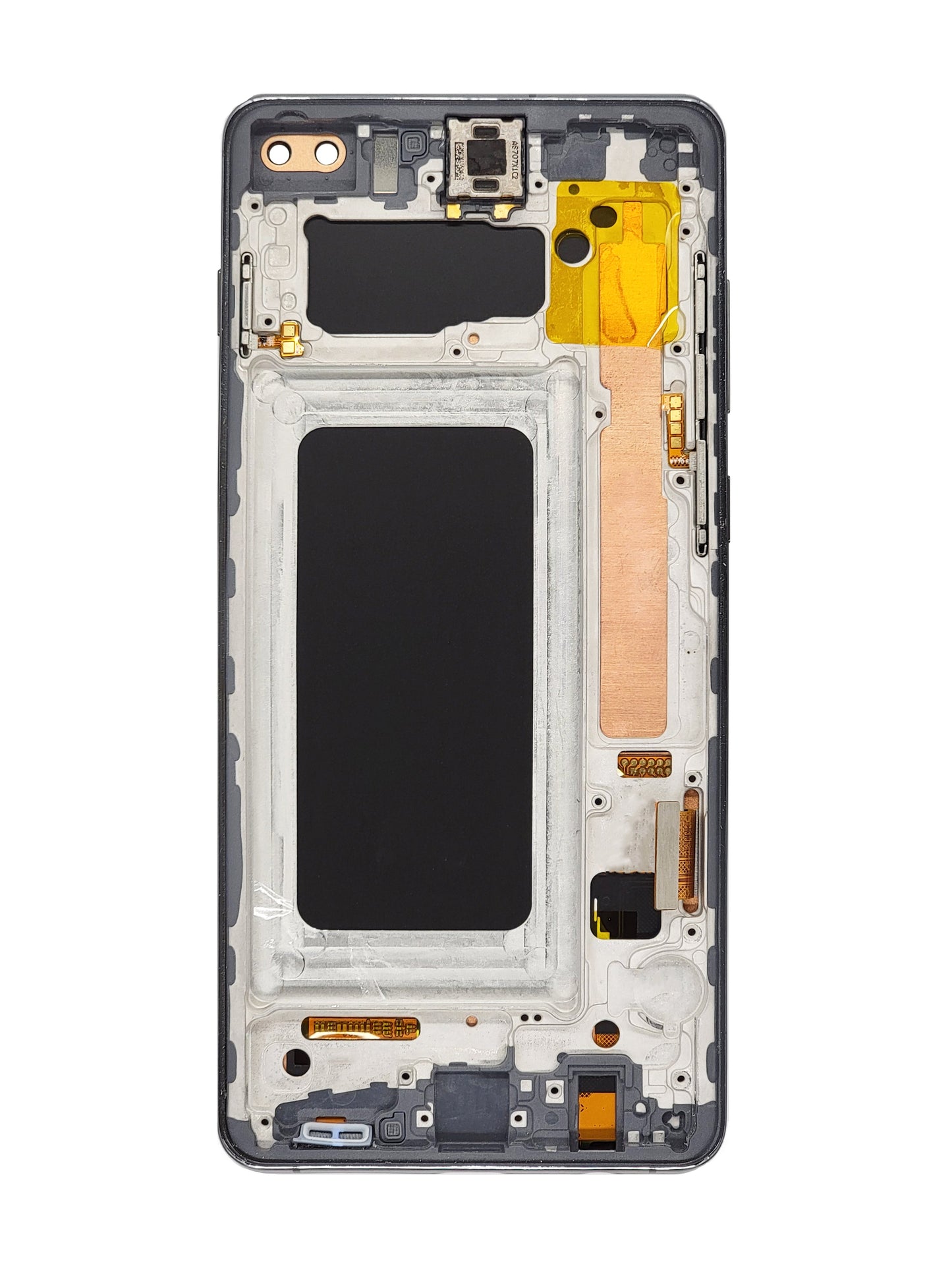 LCD Assembly with Frame for Galaxy S10 Plus (G975) (without Fingerprint Sensor) (PRISM WHITE) (Aftermarket)