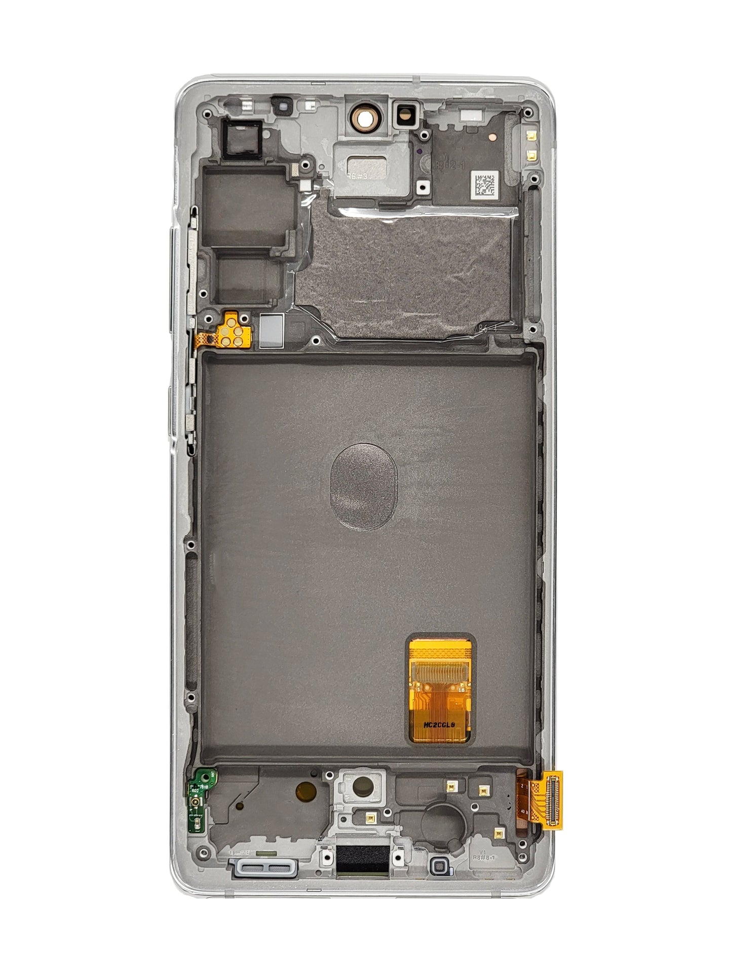 OLED Assembly with Frame for Galaxy S20 FE G780 (CLOUD WHITE) (Service Pack)