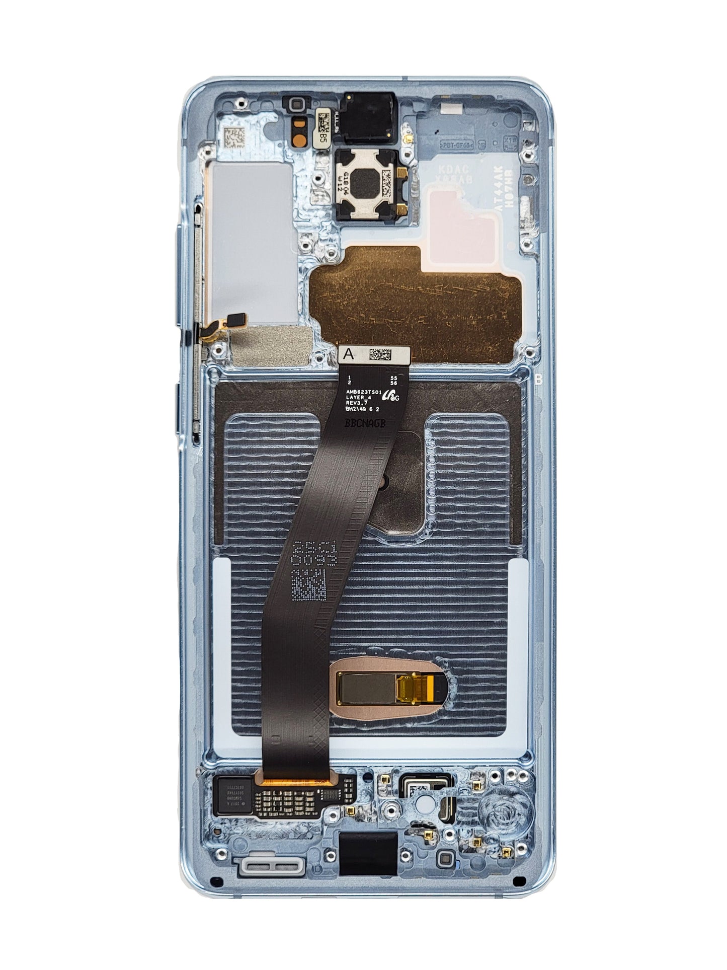 OLED Assembly with Frame for Galaxy S20 G980 / G981 (CLOUD BLUE) (Service Pack)