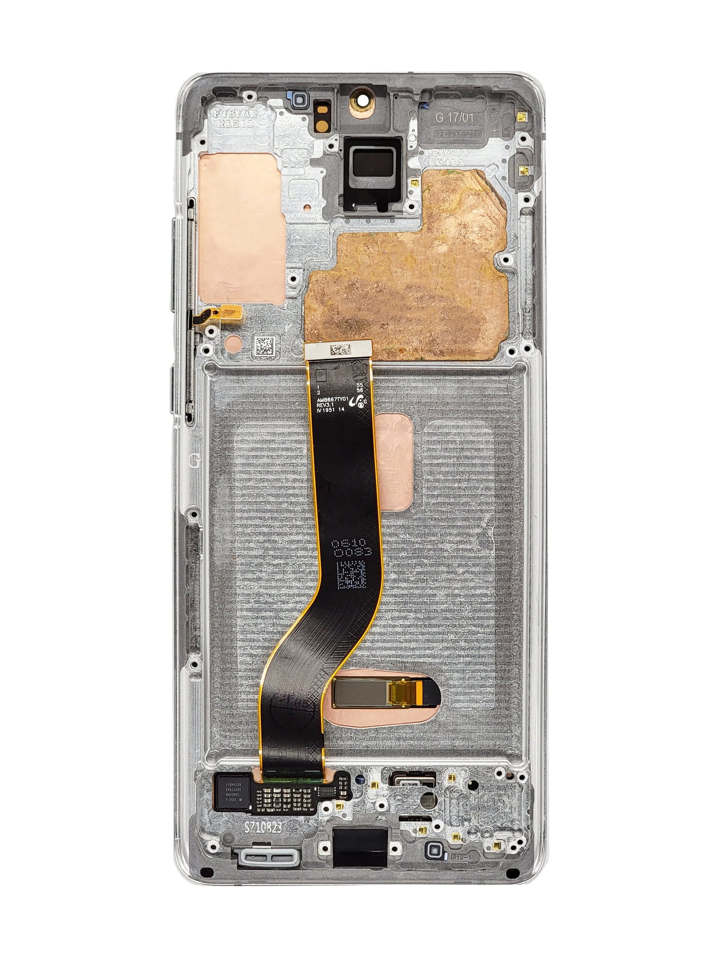 OLED Assembly with Frame for Galaxy S20 Plus 5G (G985 / G986) (CLOUD WHITE) (Premium)