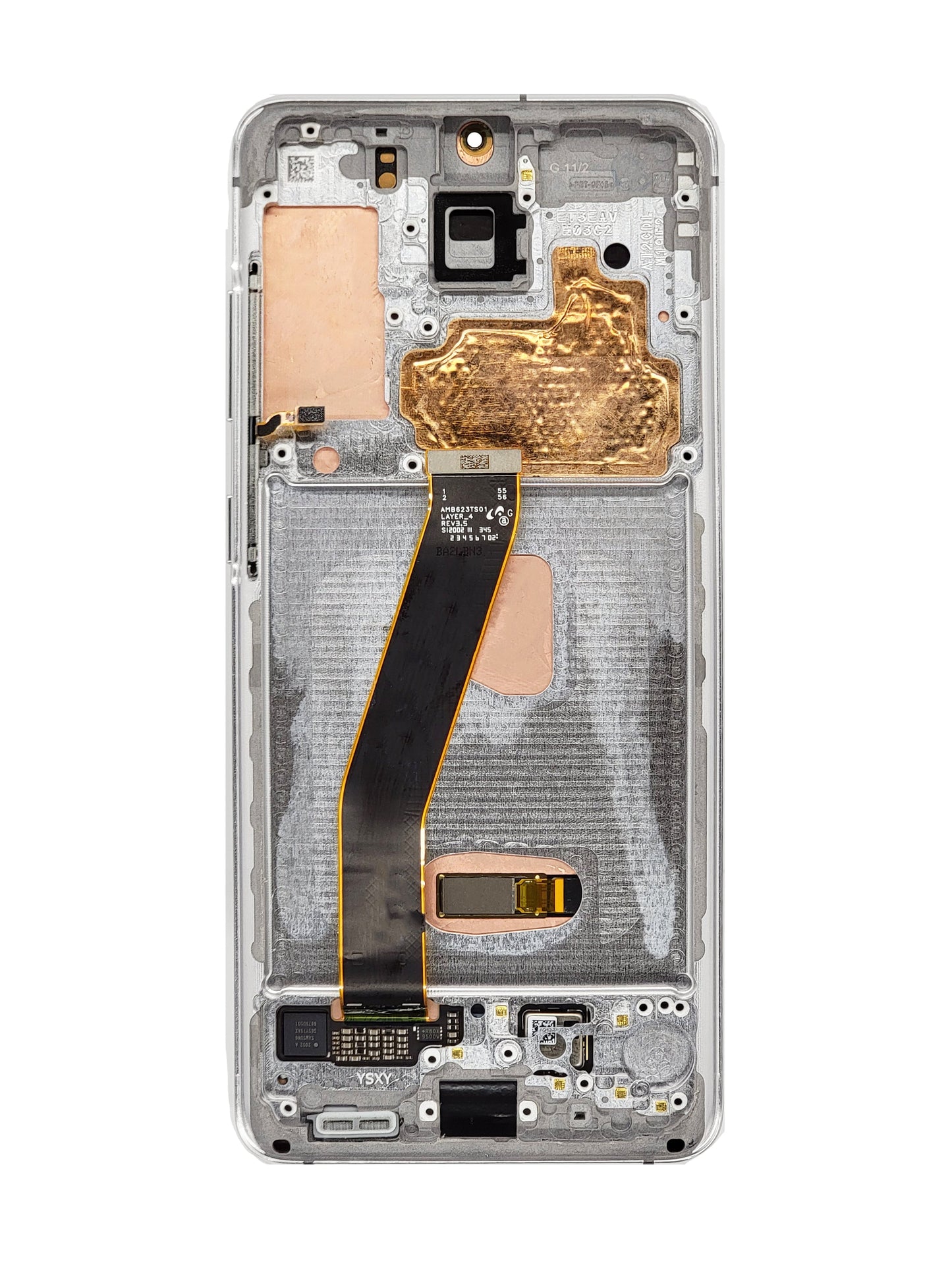 OLED Assembly with Frame for Galaxy S20 (G980 / G981) (CLOUD WHITE) (Premium)