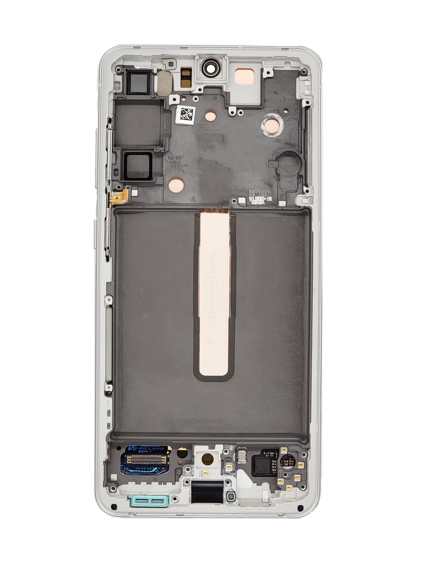 OLED Assembly with Frame for Galaxy S21 FE G990 (WHITE) (Service Pack)