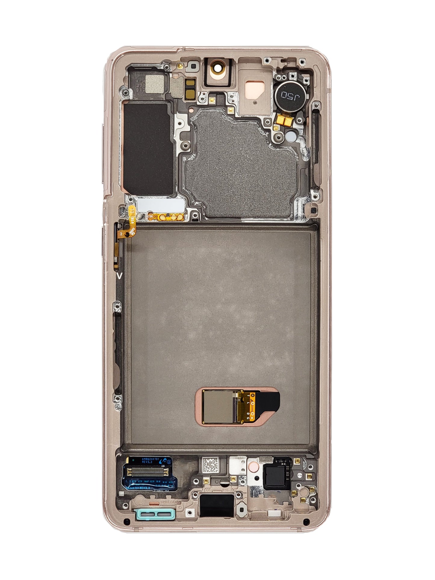 OLED Assembly with Frame for Galaxy S21 G991 (PHANTOM VIOLET) (Service Pack)
