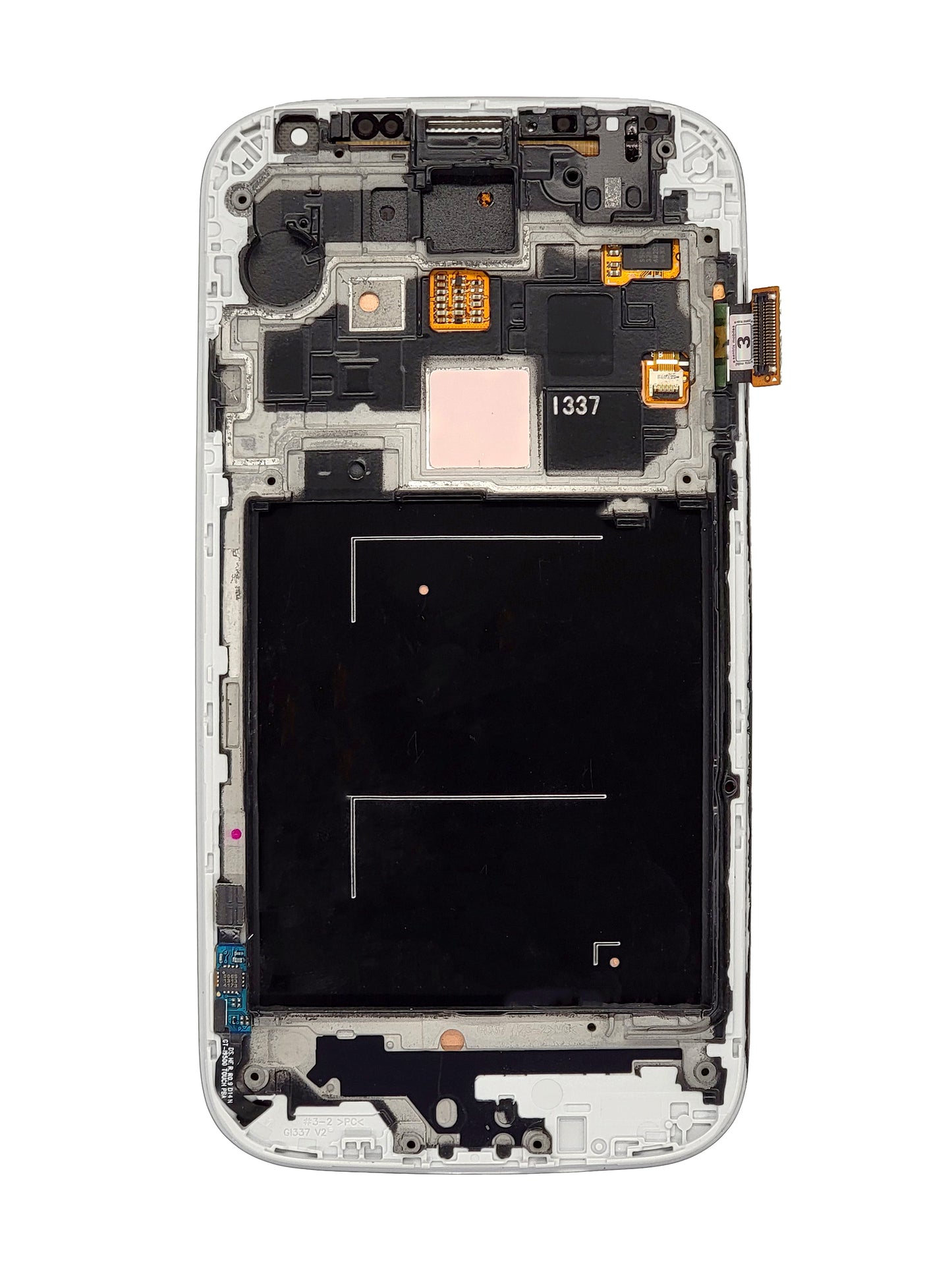 SGS S4 Screen Assembly (With The Frame) (Refurbished) (Black)