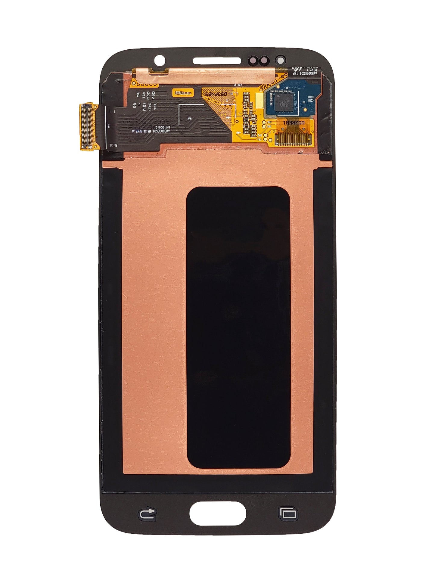 OLED Assembly without Frame for Galaxy S6 (G920) (GOLD TITANIUM) (Premium)