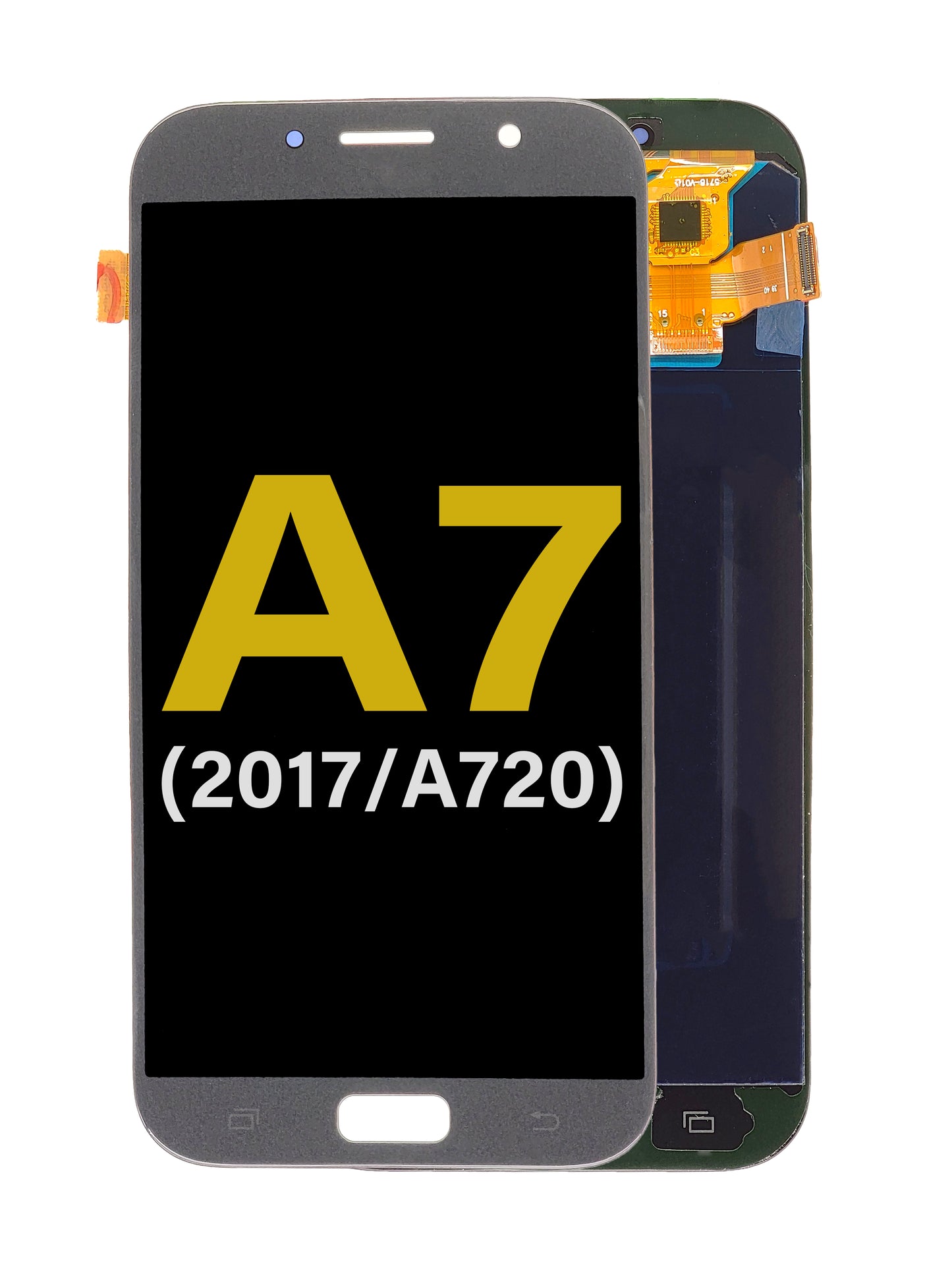 SGA A7 2017 (A720) Screen Assembly (Without The Frame) (Refurbished) (Black)