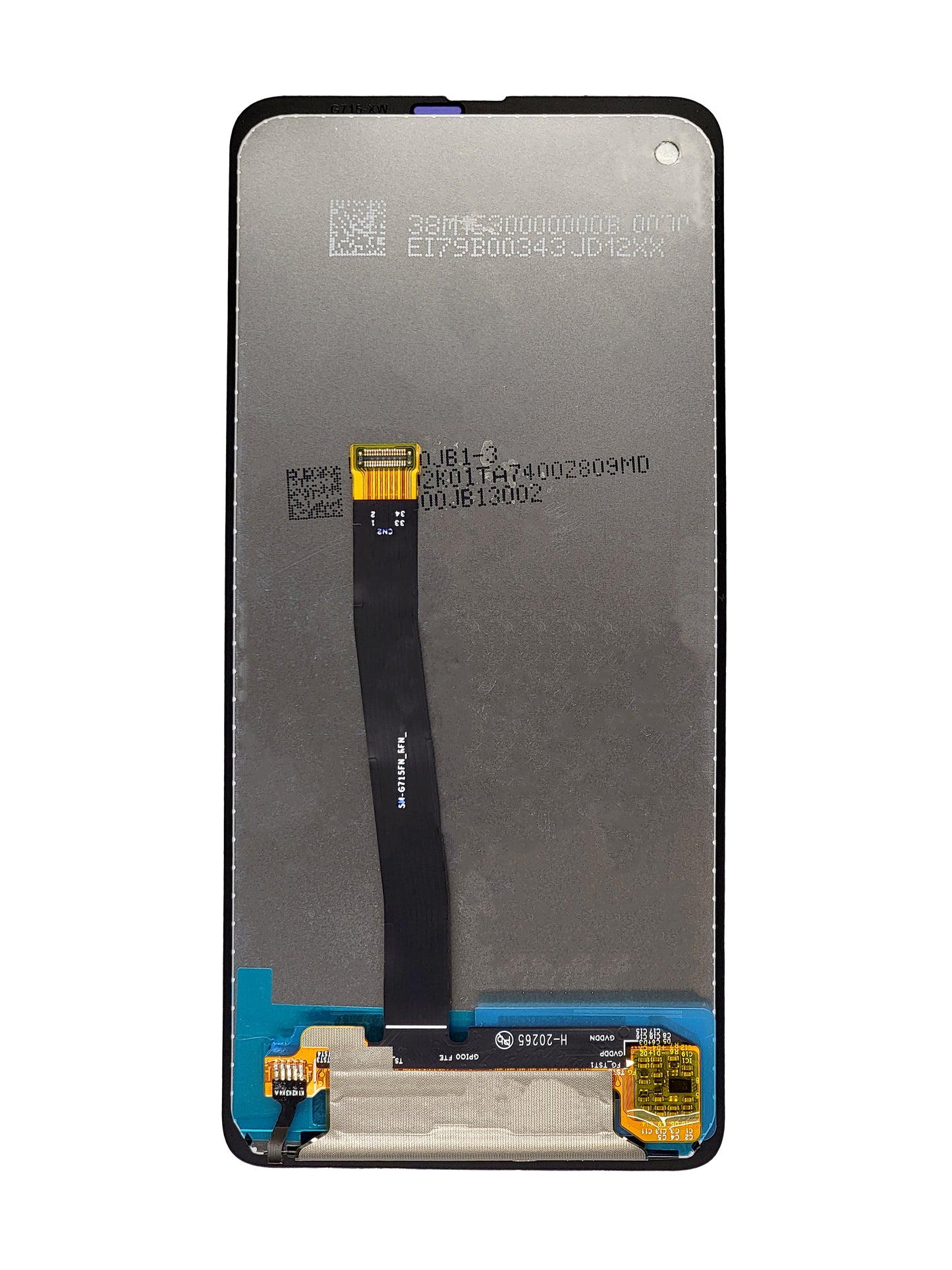 Samsung X Cover Pro (G715) Screen Assembly (Without The Frame) (Refurbished) (Black)