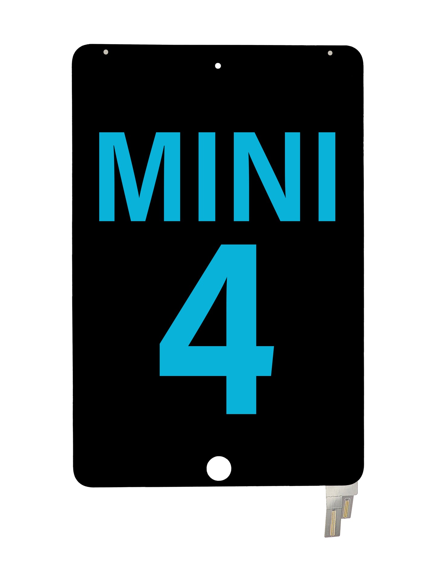 iPad Mini 4 Screen Assembly (Sleep / Wake Sensor Flex Pre-Installed) (Aftermarket) (Black)