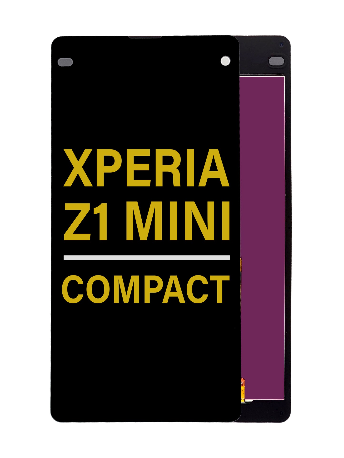 Sony Xperia Z1 Mini / Compact Screen Assembly (Without The Frame) (Refurbished) (Black)