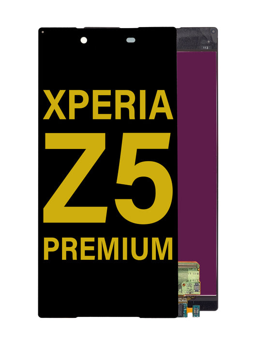 SXZ Xperia Z5 Premium Screen Assembly (Without The Frame) (Refurbished) (Black)