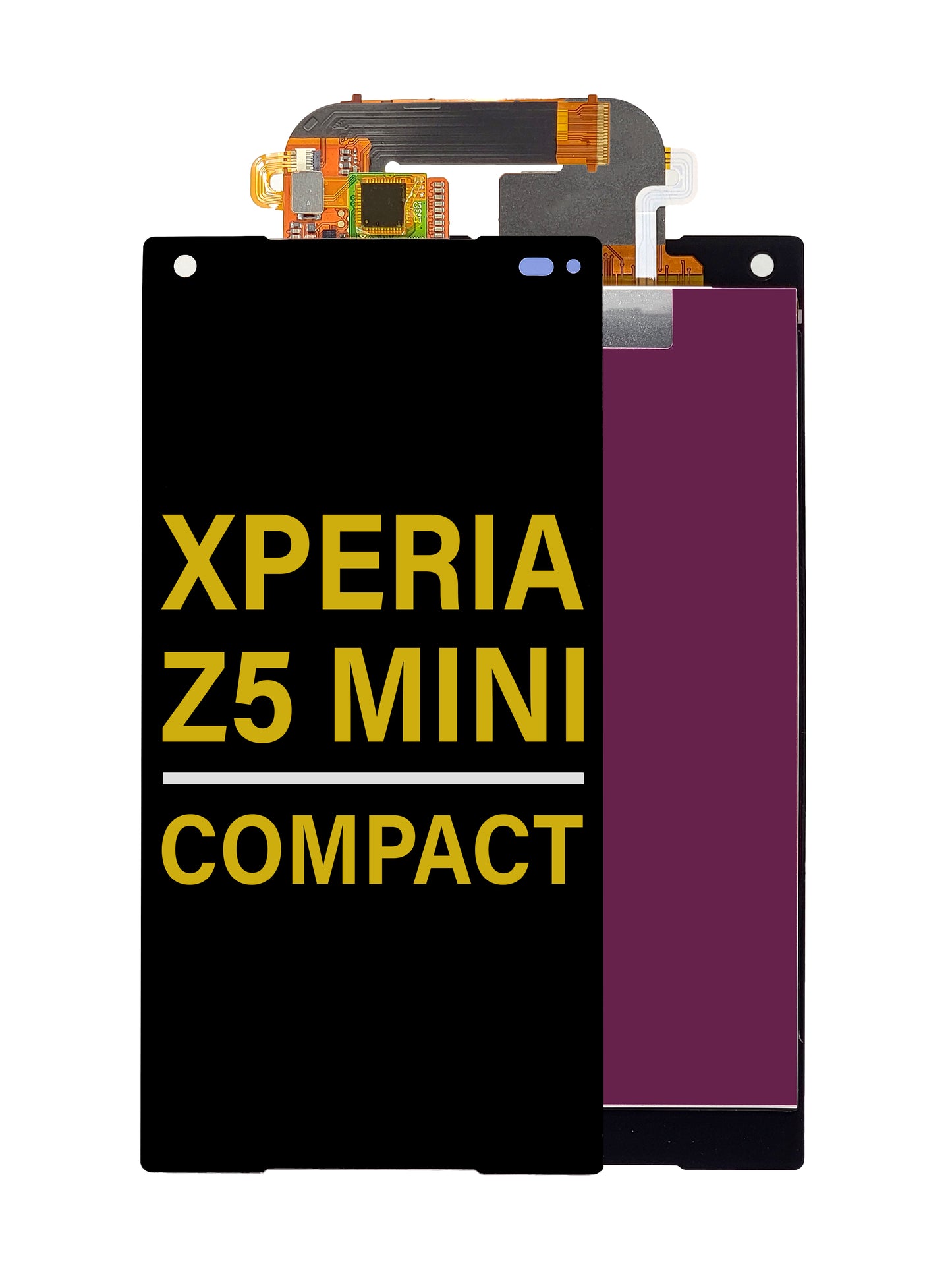 Sony Xperia Z5 Mini / Compact Screen Assembly (Without The Frame) (Refurbished) (Black)