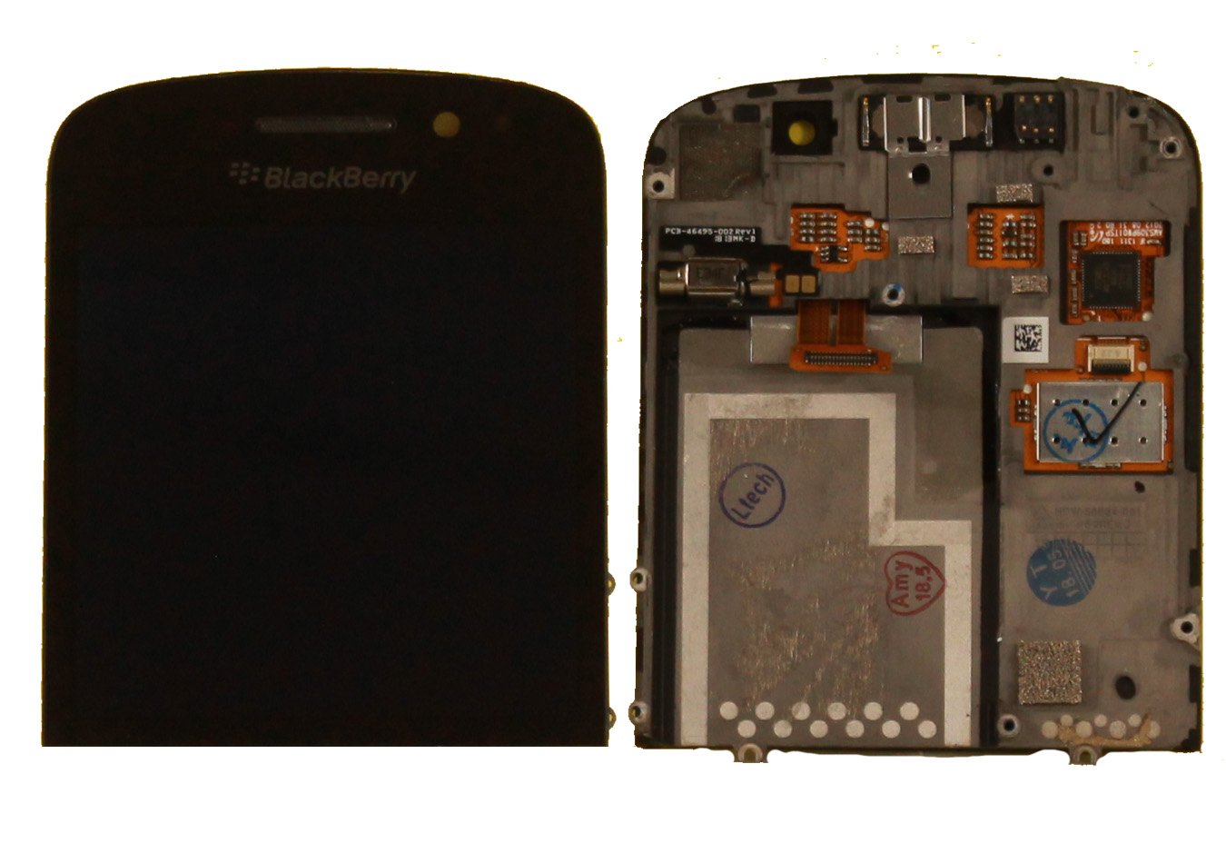 BB Q10 Screen Assembly (Without The Frame) (Refurbished) (Black)