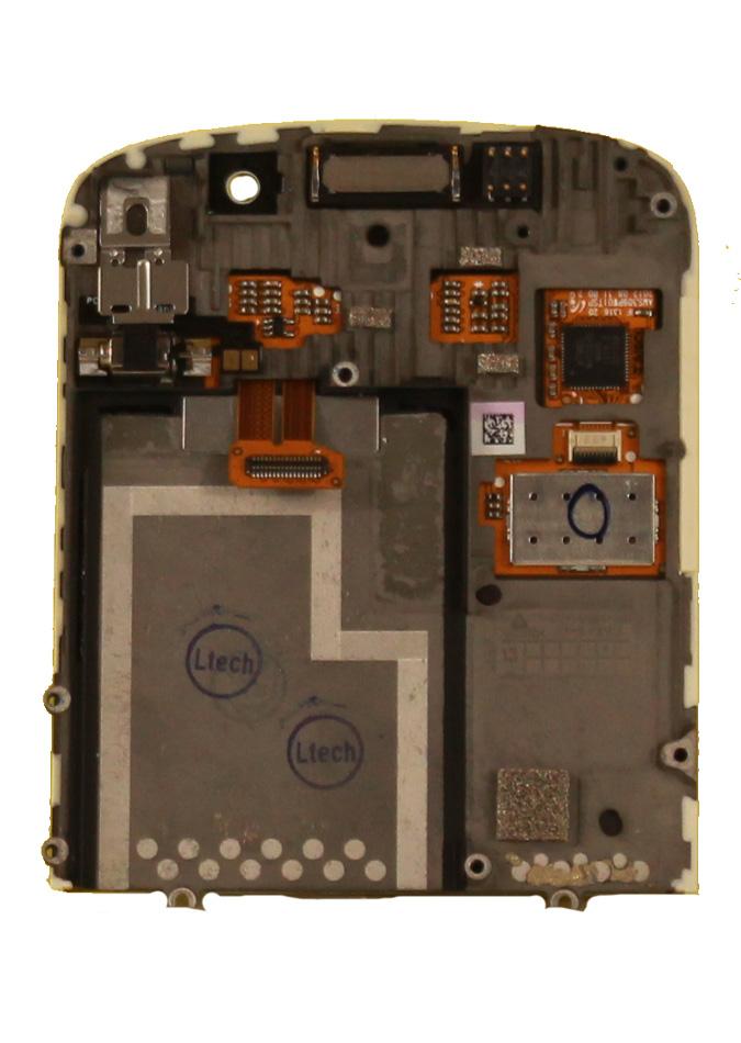 BB Q10 Screen Assembly (Without The Frame) (Refurbished) (Black)