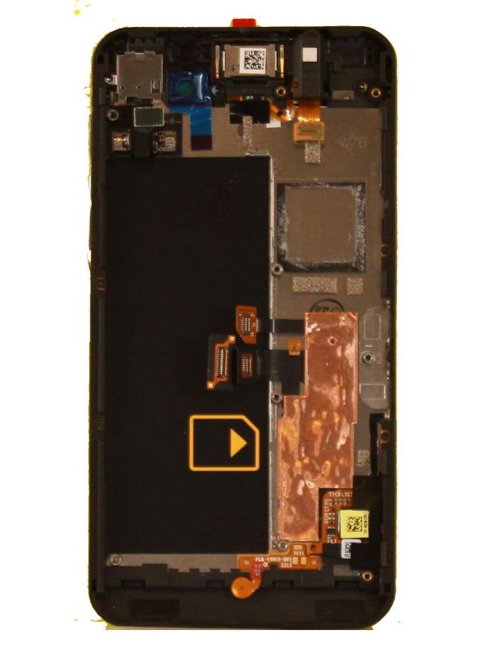 BB Z10 Screen Assembly (Without The Frame) (Refurbished) (Black)