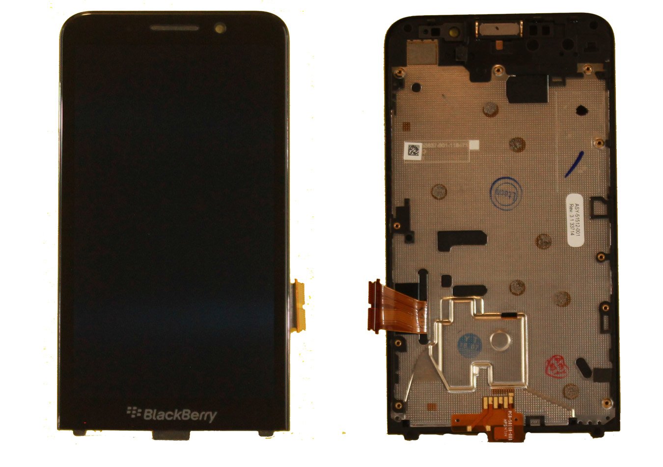 BB Z30 Screen Assembly (Without The Frame) (Refurbished) (Black)