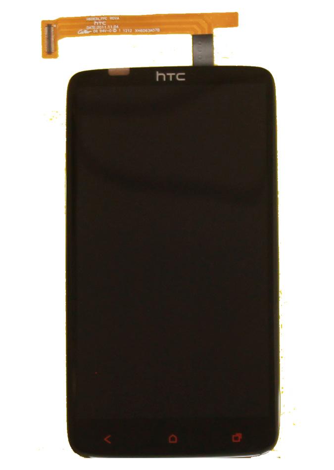HT One X Plus Screen Assembly (Refurbished)(Without The Frame)(Black)