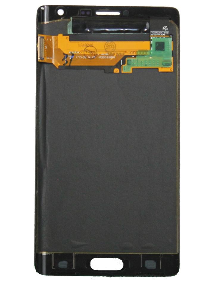 Samsung Note Edge Screen Assembly (Without The Frame) (Refurbished) (Black)