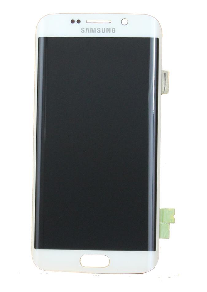 OLED Assembly without Frame for Galaxy S6 Edge (G925) (WHITE) (Premium)