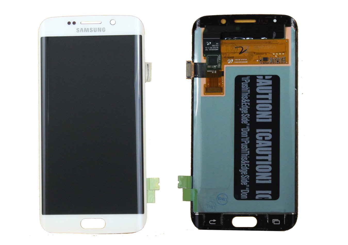 OLED Assembly without Frame for Galaxy S6 Edge (G925) (WHITE) (Premium)
