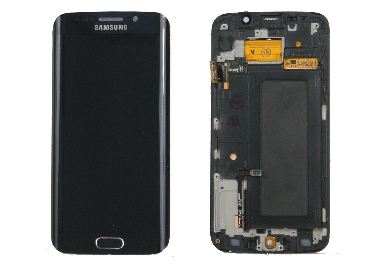 OLED Assembly without Frame for Galaxy S6 Edge (G925) (BLACK) (Premium)