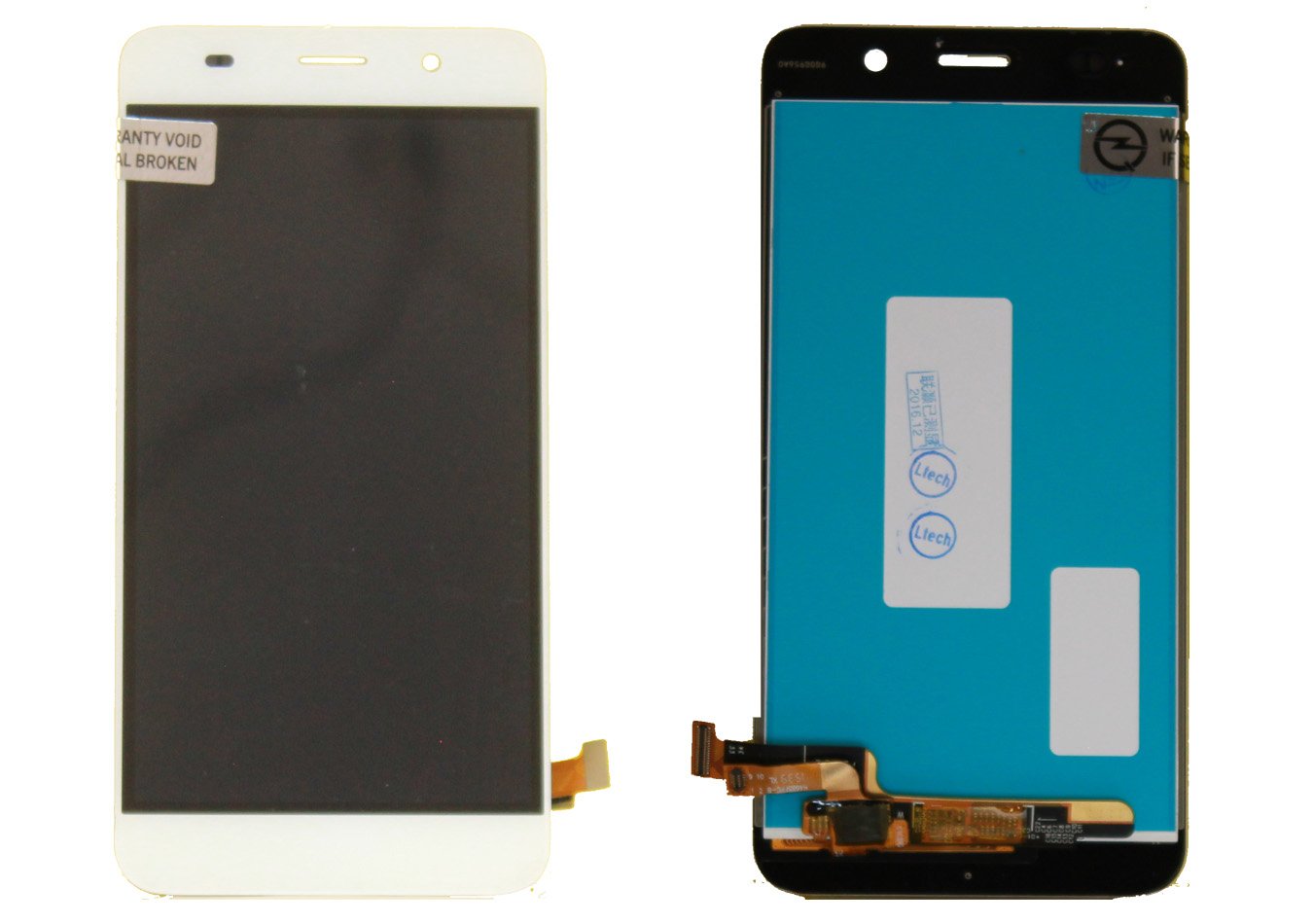 Huawei Y6 Screen Assembly (Without The Frame) (Refurbished) (White)