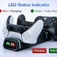 Dobe Controller Charging Dock for Xbox Elite 2 / Xbox Series S & X / Switch Pro / PlayStation 5 (Only Ground Shipping)