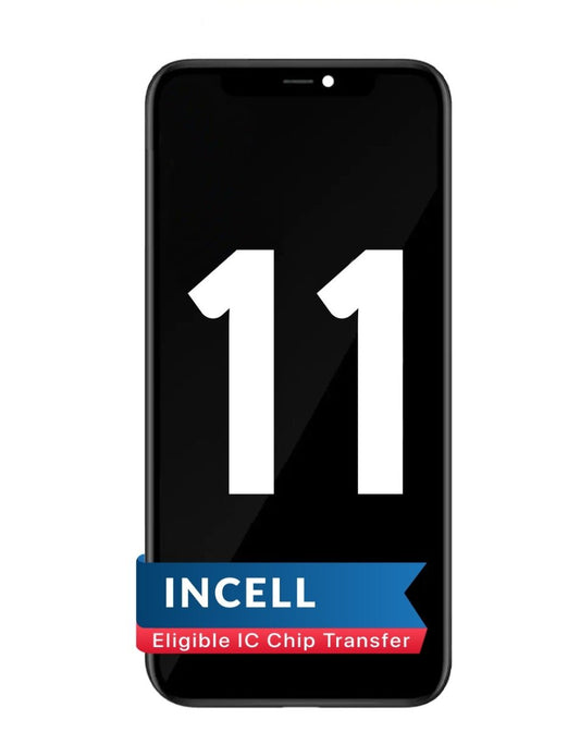 LCD Assembly with Steel Plate for iPhone 11 (Aftermarket Incell / QV6) (IC Transfer Eligible)