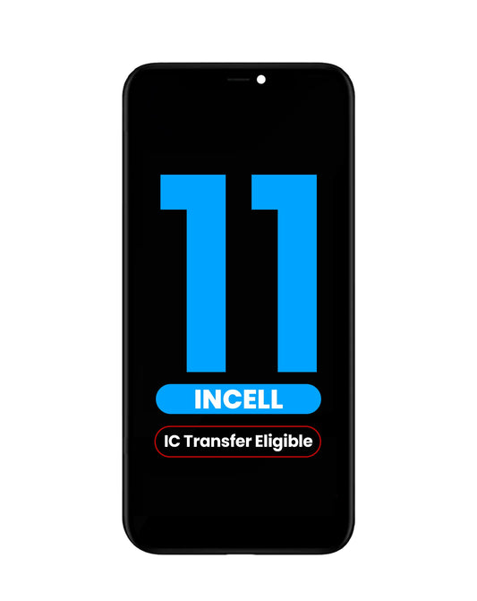 LCD Assembly with Steel Plate for iPhone 11 (Aftermarket Incell / QV6) (IC Transfer Eligible)