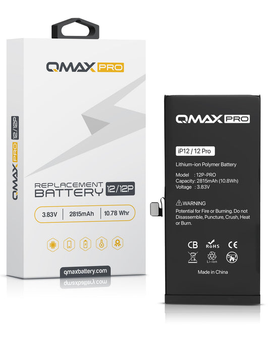 QMAX Pro iPhone 12 / 12 Pro Replacement Battery (2815 mAh)