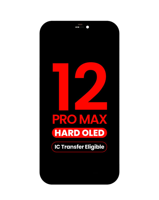 OLED Assembly for iPhone 12 Pro Max (Aftermarket QV8 / Hard) (IC Transfer Eligible)
