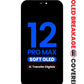 OLED Assembly for iPhone 12 Pro Max (Aftermarket QV8 / Soft) (IC Transfer Eligible)