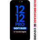 OLED Assembly for iPhone 12 Pro / 12 (Aftermarket QV8 / Soft) (IC Transfer Eligible) (Exclusive OLED Breakage Warranty)