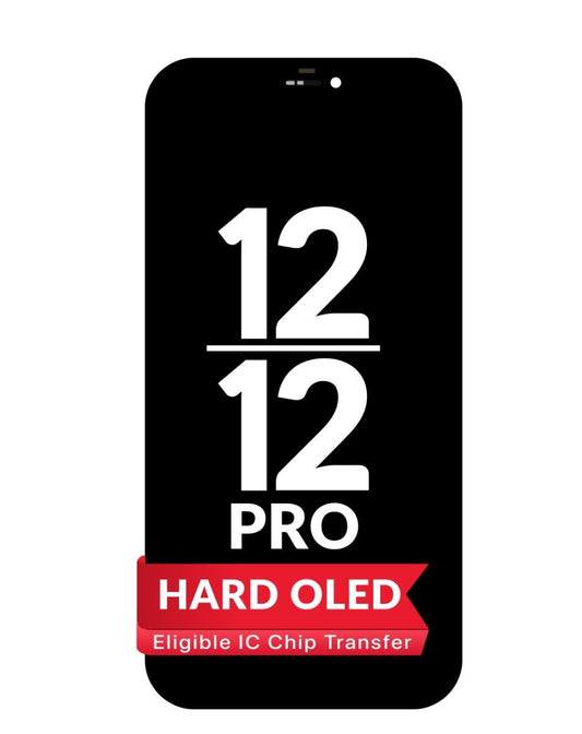 OLED Assembly for iPhone 12 Pro / 12 (Aftermarket QV8 / Hard) (IC Transfer Eligible)