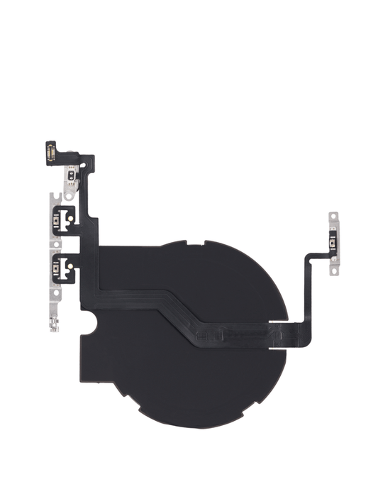 Wireless NFC Charging Chip with Power & Volume Button Flex Cable for iPhone 12 Pro Max