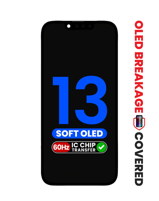 OLED Assembly for iPhone 13 (Aftermarket Soft / QV8) (IC Transfer Eligible) (Exclusive OLED Breakage Warranty)