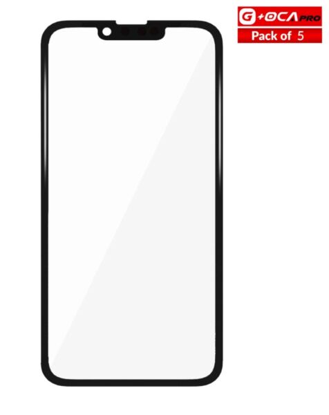 Front Glass w/ OCA (Pack of 5) for iPhone 13 Mini (G+ Oca Pro)