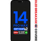 OLED Assembly for iPhone 14 Pro Max (Aftermarket QV8 / Soft / 120HZ) (IC Transfer Eligible) (Exclusive OLED Breakage Warranty)