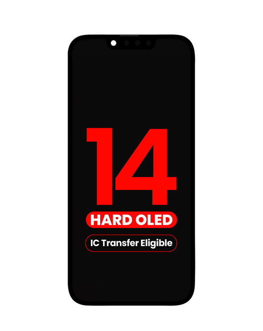 OLED Assembly for iPhone 14 (Aftermarket QV8 / Hard) (IC Transfer Eligible)