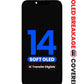 OLED Assembly for iPhone 14 (Aftermarket QV8 / Soft) (IC Transfer Eligible) (Exclusive OLED Breakage Warranty)