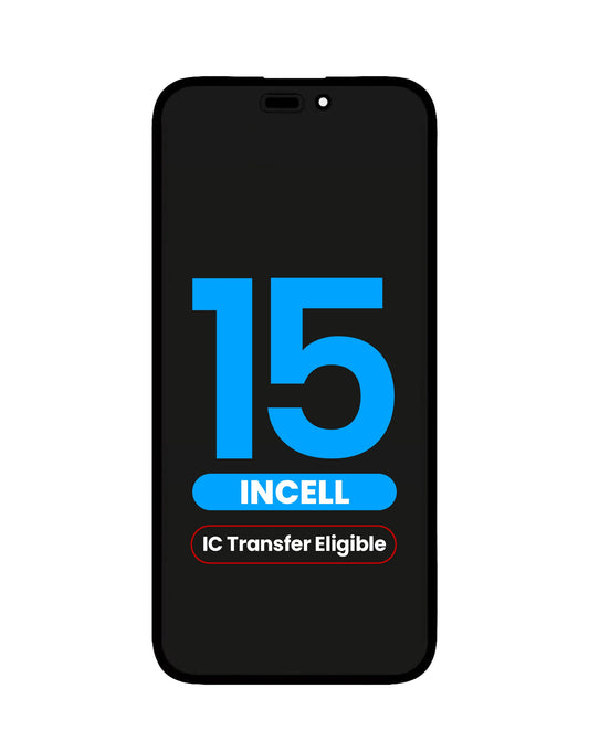 LCD Assembly for iPhone 15 (Aftermarket Incell / QV6) (IC Transfer Eligible)
