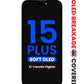 OLED Assembly for iPhone 15 Plus (Aftermarket QV8 / Soft) (IC Transfer Eligible) (Exclusive OLED Breakage Warranty)