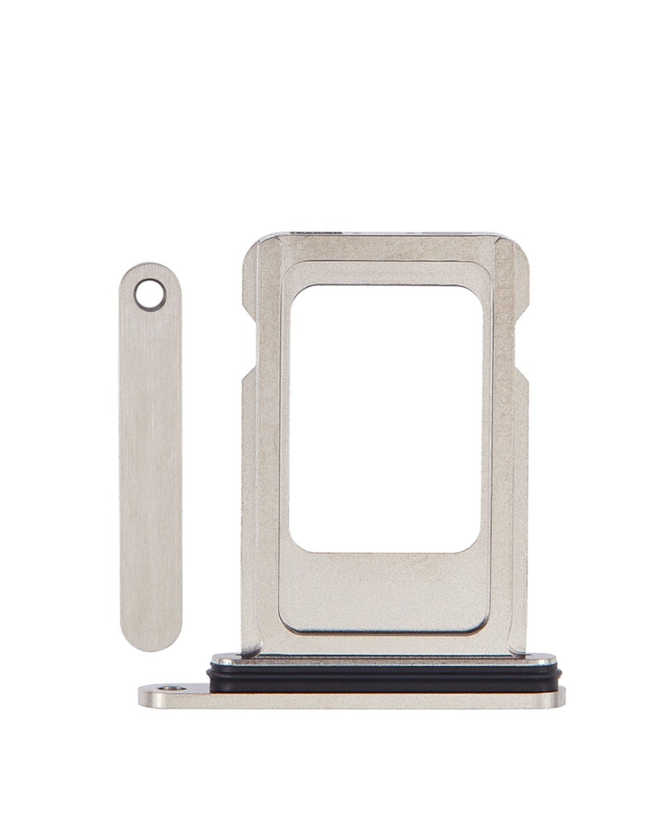 iPhone 15 Pro  / 15 Pro Max Single Sim Tray (Titanium White)