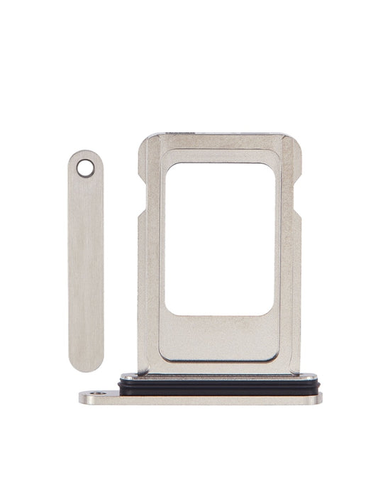 iPhone 15 Pro  / 15 Pro Max Single Sim Tray (Titanium White)