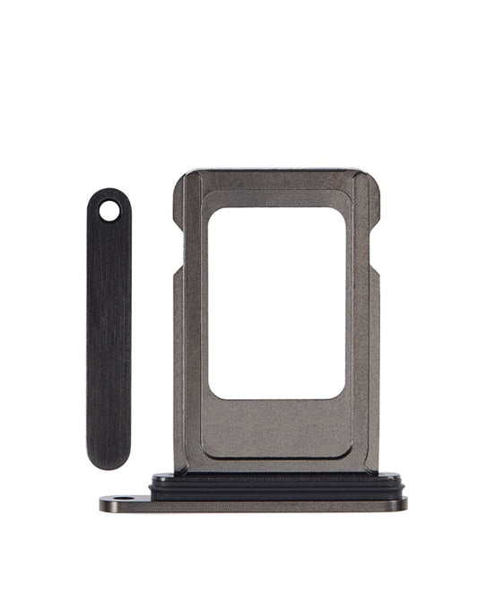 iPhone 15 Pro  / 15 Pro Max Single Sim Tray (Titanium Black)