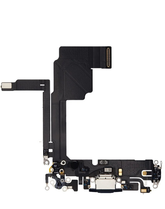 Charging Port Flex Cable for iPhone 15 Pro (BLACK TITANIUM) (Aftermarket)