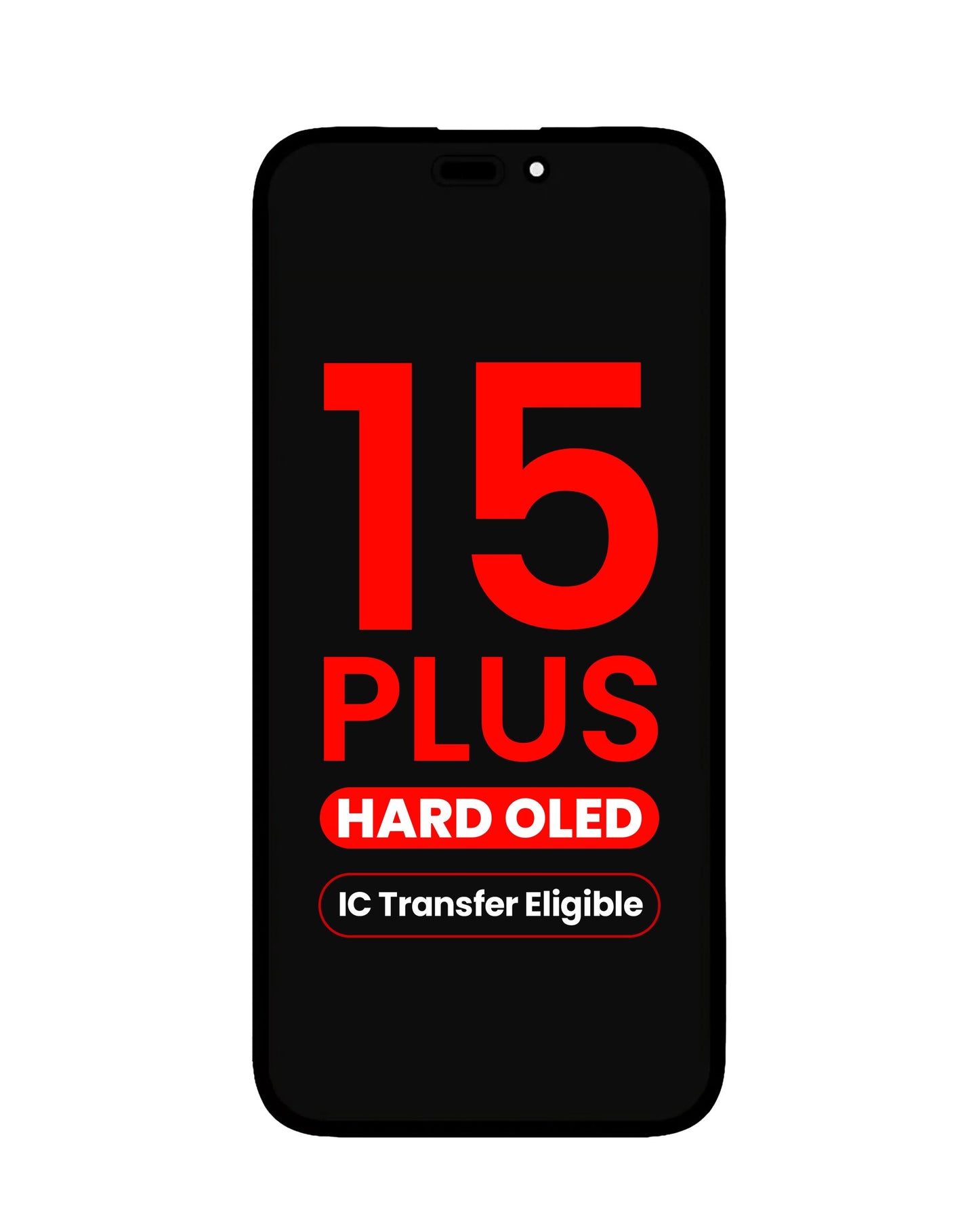 OLED Assembly for iPhone 15 Plus (Aftermarket QV8 / Hard) (IC Transfer Eligible)