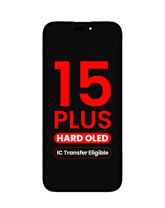 OLED Assembly for iPhone 15 Plus (Aftermarket QV8 / Hard) (IC Transfer Eligible)