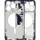 Middle Frame with Small Parts for iPhone 15 Pro Max (BLUE TITANIUM) (International Version)