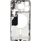 Middle Frame with Small Parts for iPhone 15 Pro Max (WHITE TITANIUM) (International Version)