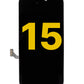 OLED Assembly with Proximity Sensor Flex Pre-Installed for iPhone 15 (Service Pack)